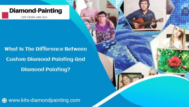 What is the difference between custom diamond painting and diamond painting